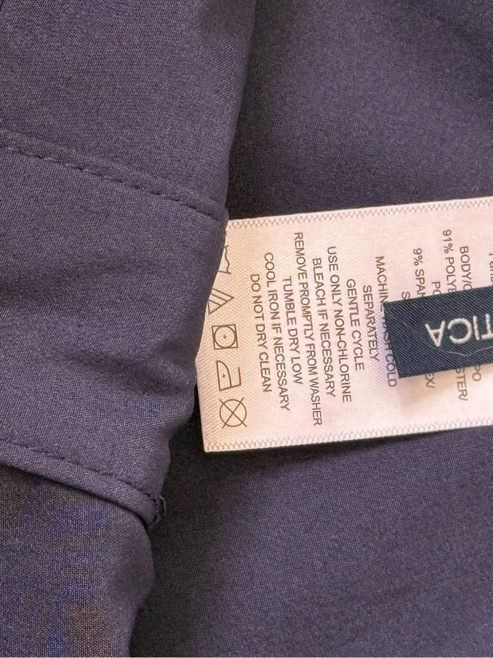 Nautica Navy Blue Stretch Board Shorts XL